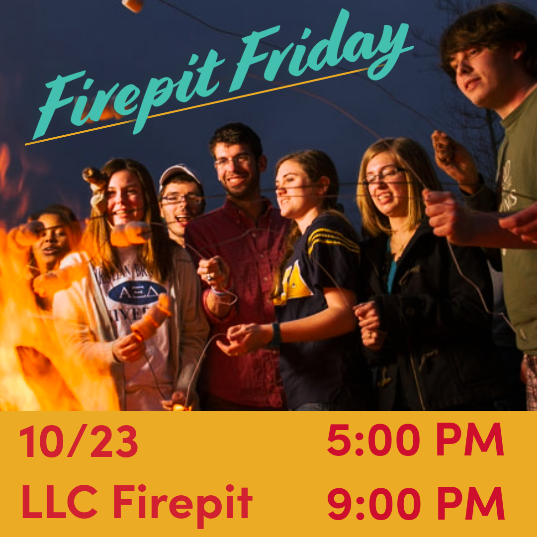 Firepit Friday photo 10/23 5-9 pm