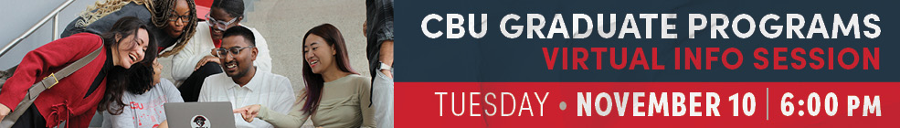 CBU Graduate Programs Virtual Info Session November 10